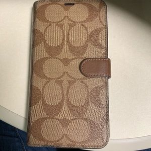 Coach iPhone XS Max folio case